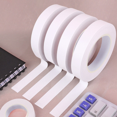 Factory Wholesale Office Double-Sided Tape Strongly Fixed Window Flower Couplet High-Stick Non-Residual Adhesive Student Handmade Tape