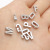 Stainless Steel Mirror Polished Steel Letters A- Z26 English Letters Small Hole Beads 1.8mm Hole Beads