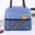 Striped Insulated Bag Portable Lunch Box Bag Waterproof Oxford Cloth Lunch Box Bag Lunch Bag Cold Insulation Fresh-Keeping Bag Tableware Storage