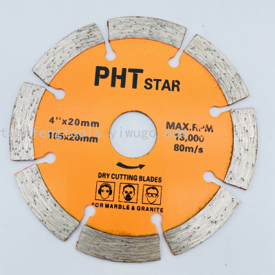 4 Inch 105mm Diamond Saw Blade Cutting Disc For Concrete Mar