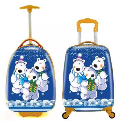 PC Material Children's Universal Wheel Trolley Case Suitcase More Sizes Bear