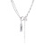 Trendy Pearl Pendant Chain Sequined Titanium Steel Necklace Ins Cold Style Ins Hip Hop Clavicle Chain
