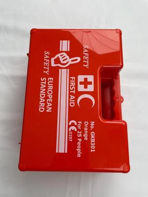 Foreign Trade Export Portable Handheld Plastic First-Aid Kit Portable Medicine Box Hanging Wall-Mounted 25 People