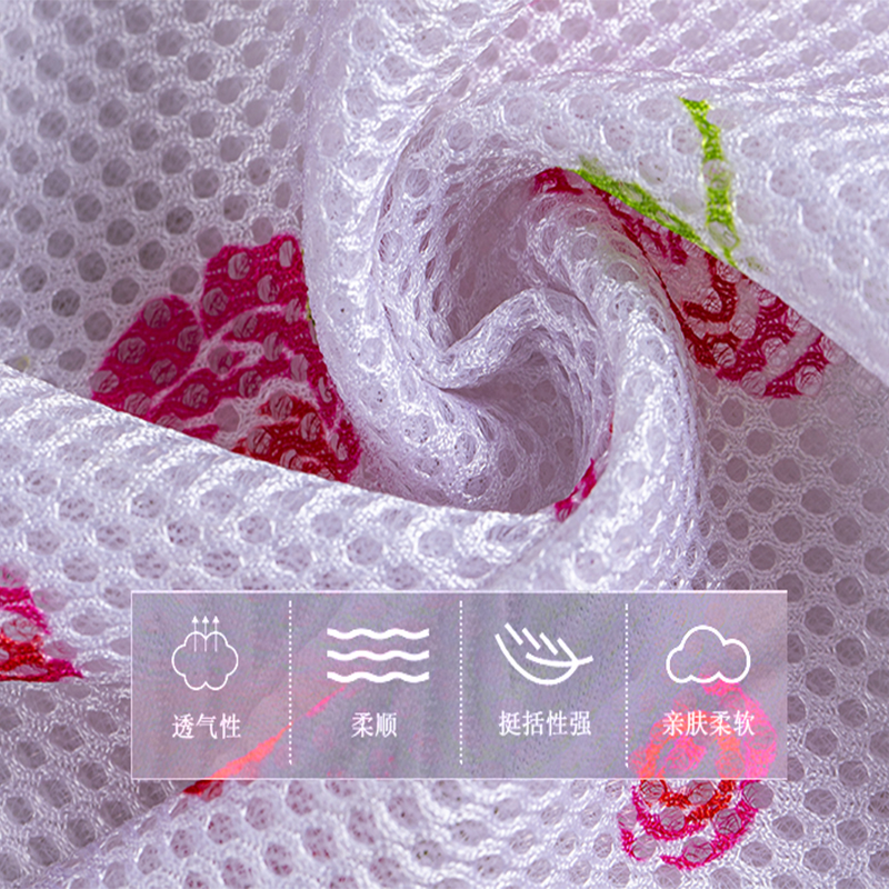 现货供应三明治网布汽车坐垫鞋子面料装饰网布透气舒适面料