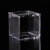 10cm Square Transparent PS Plastic Box Flip Acrylic Box Food Grade Candy Box Slim Packing Box