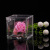 10cm Square Transparent PS Plastic Box Flip Acrylic Box Food Grade Candy Box Slim Packing Box