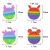 Cross-Border New Anti-Mouse Pioneer Decompression Bag Mini Rainbow Decompression Bag Antlers Mickey Push Bubble Toy Bag