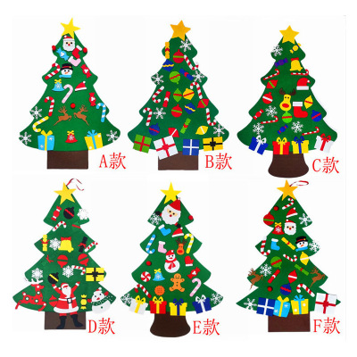 [Felt Christmas Tree] Wholesale DIY Christmas Tree Christmas Decoration Three-Dimensional Felt Christmas Tree