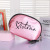   Style Fashionable Cosmetic Bag New Waterproof Letter Hand Travel Storage Wash Bag Comes with Small Mirror Cosmetic Bag