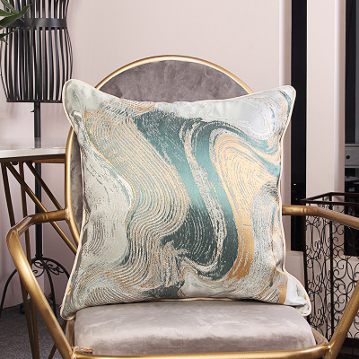 Nordic Simple Ribbon Pillow Cushion Simple Office Sofas Light Luxury Fabric Craft Pillow Cushion Foreign Trade Wholesale