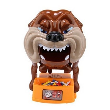 Best-Seller on Douyin Caution Dog Biting Toy Parent-Child Interactive Game Korean Creative Tricky Toy Pet Dog Scare