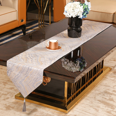 Table Runner Nordic American Modern Table Cloth Coffee Table Cloth Fashion Elegant Light Luxury Chinese Table Mat Tablecloth Foreign Trade Wholesale
