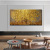 American Style Furnishings Pure Hand Drawing Oil Painting Gold Tree Hand Painted Thick Texture Knife Painting Cross-Border Hot Selling Canvas Painting Core Available Pictures