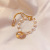 Opal Bracelet for Women Ins Niche Design Korean Style Elegant Bracelet Internet Influencer Cold Style Shell Bracelet