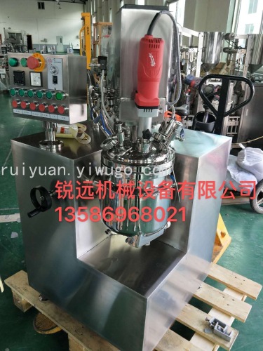 factory direct 50l/100l/300l/500l/1000l lifting vacuum homogenizing emulsifying machine