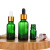 Spot Supply Blue Glass Essential Oil Bottle 30ml Green Essence Huayuan Liquid Bottle Cosmetics Dropper Liquid Bottle