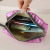 Hots-Selling  Product Fashion Thin and Glittering Cosmetic Bag Travel Portable Toiletry Bag Portable Letter Cosmetic Bag