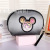 Travel Bag Clutch Cosmetic Bag Creative Sequins Mickey Handbag Fashion Leather Gradient Color out Storage Bag