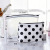 Transparent Wash Bag Zi Cosmetic Bag Rectangular Detachable Transparent Polka Dot Multifunctional Toiletries Storage Bag