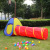 Outdoor Color Matching Combined Children's Tent Three-Piece Portable Foldable Children's Indoor Three-in-One Game House