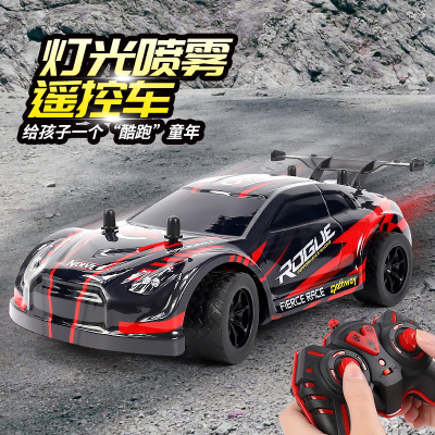 Cross-Border Simulation Remote-Control Automobile 24.G Spray Drift Racing Car Cool Light High-Speed Sports Car Children's Toy Car