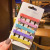 INS Sweet and Simple Girl Colorful Bar Shaped Clip Internet Celebrity out Shredded Hair Side Clip Bang Clip Hairpin Barrettes