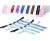 Factory Direct Sales Simple Metal 6cm Colorful Bar Shaped Clip Korean Barrettes Wholesale