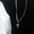 NS Cold Style Multi-Layer Cross Necklace Internet Celebrity Dark Men and Women Couple Hip Hop Tag Three-Piece Set Accessories