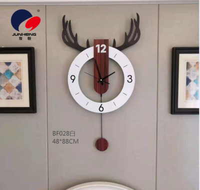 Nordic Net Red Art Wall Clock Living Room Home Fashion Minimalist Creative Atmospheric Clock Modern Wall-Mounted Decorative Clock