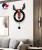 Nordic Net Red Art Wall Clock Living Room Home Fashion Minimalist Creative Atmospheric Clock Modern Wall-Mounted Decorative Clock