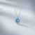 Baoyilong Popular Original Ocean Heart 925 Sterling Silver Necklace Female Clavicle Chain Female Austrian Crystal Jewelry