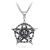 2021 Hip Hop Taobao Hot Sales Double-Sided Skull Pentagram Necklace Titanium Steel Stainless Steel Bracelet Ornament