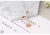 Exquisite Three-Dimensional Hollow Rose Pendant Necklace for Girlfriend 2.14 Valentine's Day Gift Qixi New