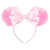 New Children's Sequined Headband Candy Color Macaron Color Bow Hair Band Mickey Ear Headband