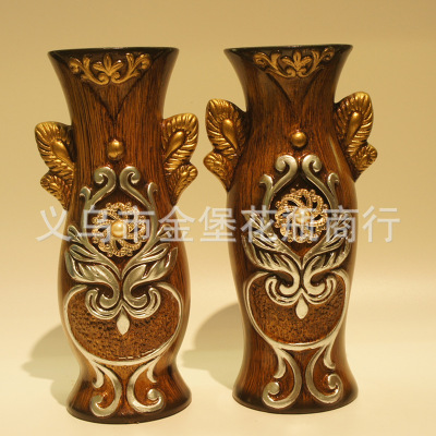 Ceramic Decoration Floor Large Vase Chinese Style Vintage Clay Pot Living Room and Hotel Decoration Flower Arrangement Dried Flower Thick Ceramic Bottle