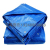 PE Tarpaulin 、Polyethylene 120G Blue Edge Pressing Buckle Consumption-Resistant Truck Sun and Rain Proof Cloth Plastic Tarpaulin