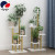 European-Style Wrought Iron Flower Rack Living Room Jardiniere Home Multi-Layer Indoor Balcony Flower Stand Plant Pot Flower Stand