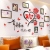 Happiness like Flowers Acrylic 3D Crystal Stereo Wall Sticker Background Picture Frame Wall Photo Wall M21