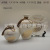 A Variety of Medium-Sized European-Style Ceramic Vase Three-Piece Set Creative Hotel Ornaments Flower Ware Artificial Flower Dried Flower Inserting