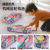 Children's ElectricTransparent Educational Gear Colorful Lighting Music Universal Drop-Resistant Anti-Pressure Stall Toy