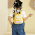 Children's Baby's Backpack Mini Sequins Western Style Cute Go out Cute Small Backpack Little Girl Kindergarten Backpack