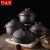 Ceramic Pot King Japanese Style Iron Sand Glaze Casserole/Stewpot Home Gas Stove Open Fire Special High Temperature Resistant Japanese Retro Chinese Casseroles
