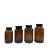 300ml Amber-Yellow Glass Medicine Bottle with Lid Glass Sealed Bottle Health Care Products Capsule Bottle Tablet Powder Bottle Storage Bottle