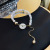 INS Trendy Chalcedony Geometric Bracelet Super Girl Same Bracelet Niche Design Graceful and Fashionable Bracelet