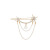 Fashion Barrettes Tassel Hairpin Pearl Chain Side Clip Hair Accessories for Women