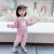 Children's Clothing Autumn Girls' Suit 2021 Huzhou Woven New Autumn Clothes Baby Korean Sports Pants Children's Sweater