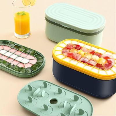 Ceramic Pot King Silicone Ice Tray Popsicle Mold Ice-Cream Mould Multi-Functional Ice Tray Large Capacity Ice Box Ice Maker