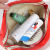 w Online Red Eye Pattern Cosmetic Bag Women's Pu Portable Travel Portable Toiletry Bag Practical Storage Bag Women's Bag