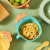 Children's Cute Creative Radish Bowl Infants Baby Drop-Resistant Solid Food Bowl Double Handle Children Eating Tableware Eating Bowl