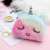 2021 Japanese and Korean Popular Cute Unicorn Mini Wallet Women's Creative Colorful Plush Storage Coin Purse